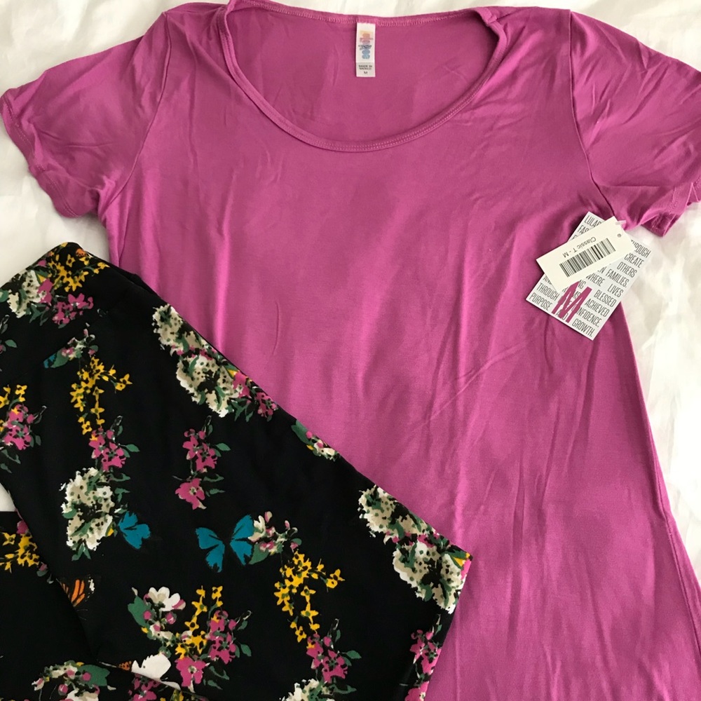 Lularoe medium classic floral outfit
